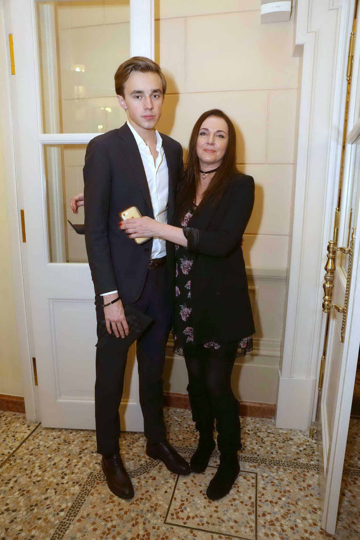 Татьяна Лютаева с сыном